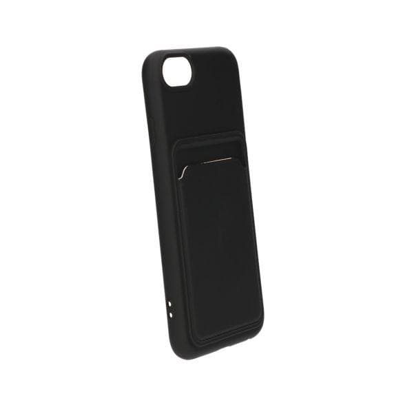 Silikonskal med Korthållare iPhone 7/8/SE (2020/2022) - Svart
