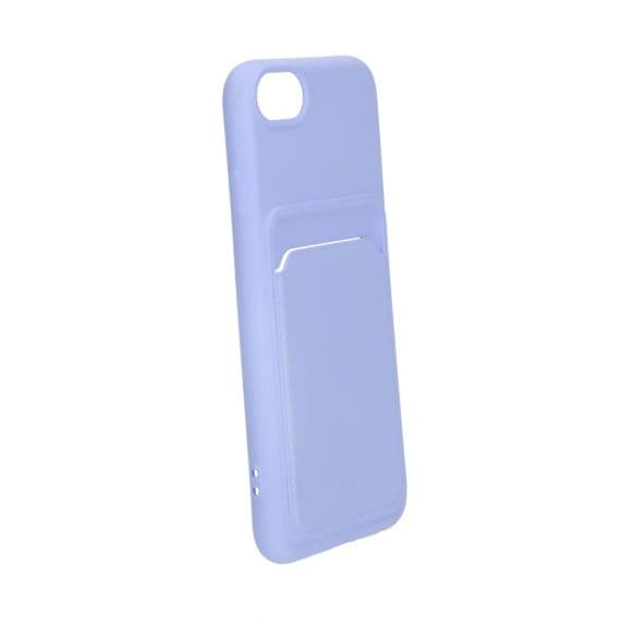Silikonskal med Korthållare iPhone 7/8/SE (2020/2022) - Lila