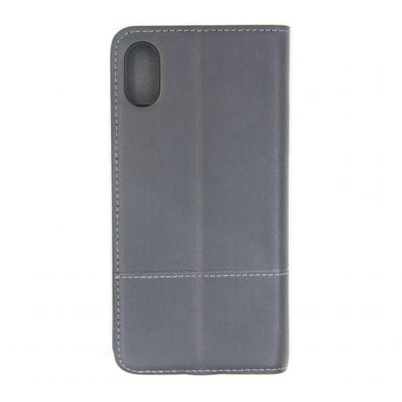 Flip Stand Leather Case For iPhone X/XS Black