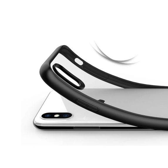 iPhone X/XS Transparent Shockproof With TPU Edge Case Black