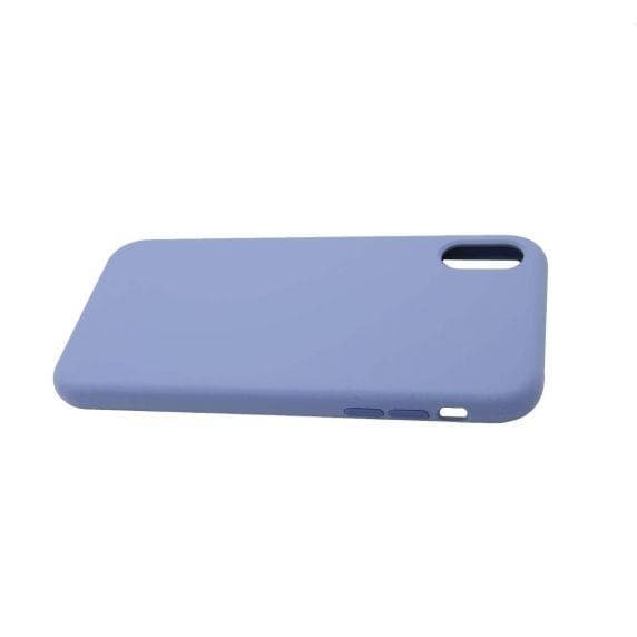 Silicone Case For iPhone XR Lavender Gray