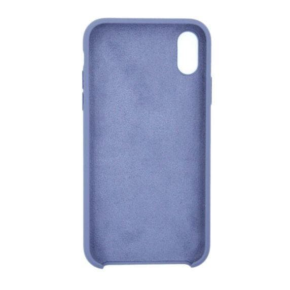 Silicone Case For iPhone XR Lavender Gray