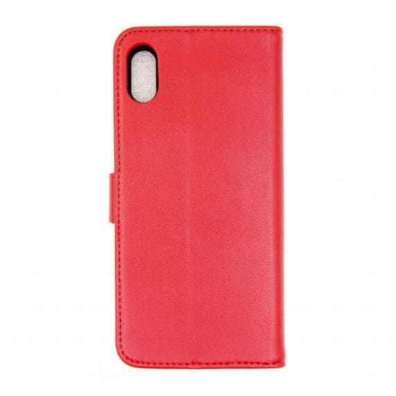 Leather Case For iPhone XR Red