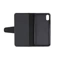 Miniatyrbild 6 av 10: Flip Stand PU Leather Kickstand Card Case Black For iPhone XR