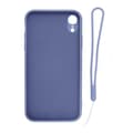Miniatyrbild 2 av 4: iPhone XR Soft Liquid Silicone Case With Magnetic Ring Holder Stand and Slim Hands Strap Best Quality Grey