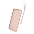 Miniatyrbild 3 av 4: iPhone XR Soft Liquid Silicone Case With Magnetic Ring Holder Stand and Slim Hands Strap Best Quality Pink