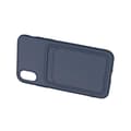 Miniatyrbild 4 av 4: Original Candy Flower Wallet Card Slot Phone Case for iPhone XR Blue Soft Silicone Shockproof Cover