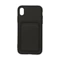 Miniatyrbild 1 av 4: Original Candy Flower Wallet Card Slot Phone Case for iPhone XR Black Soft Silicone Shockproof Cover