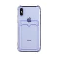 Miniatyrbild 1 av 5: iPhone XR TPU Shockproof Protective Wallet Case Purple