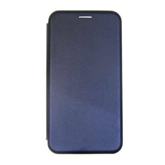 Flip Stand PU Leather Case For iPhone XS Max Midnight Blue