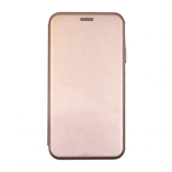 Flip Stand PU Leather Case For iPhone XS Max Rose Gold