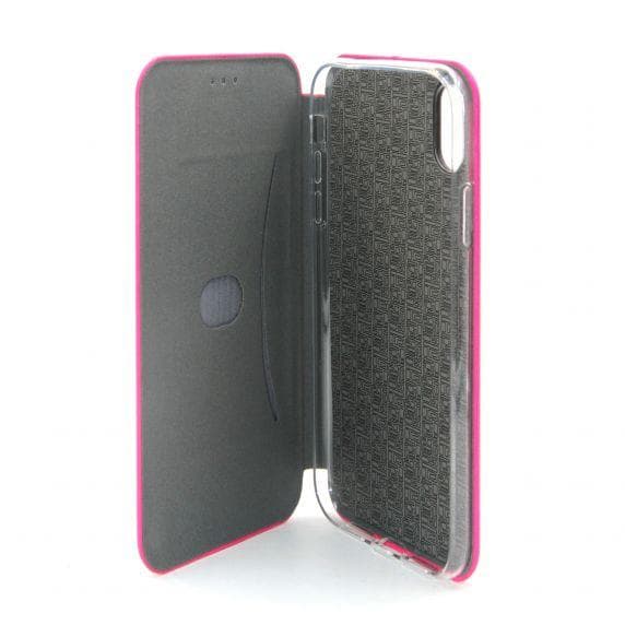 Flip Stand PU Leather Case For iPhone XS Max Rose