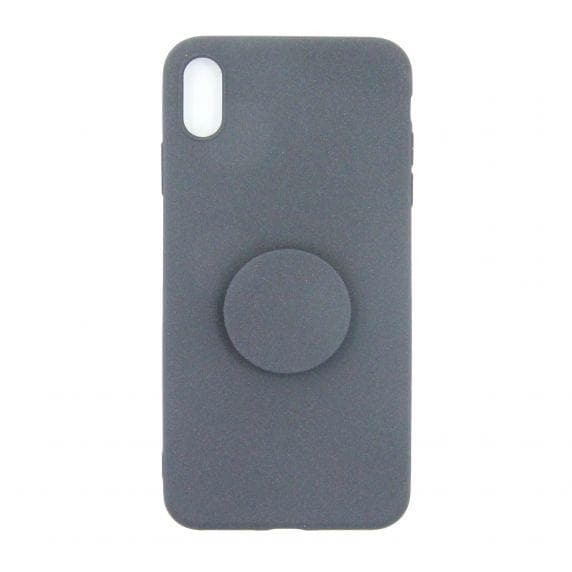 Fitted Case TPU With Kickstand For iPhone XS Max Black
