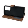 Miniatyrbild 4 av 5: Flip Stand Läderfodral till Samsung Galaxy S21 Ultra Brown