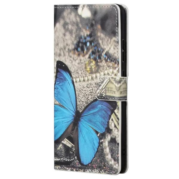 Samsung Galaxy A53 5G premium plånboksfodral - Blue Butterfly
