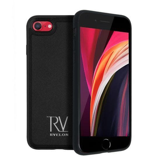 RV Flip Stand TPU Leather Case Black for Apple iPhone 7/8/SE 2020 High Quality