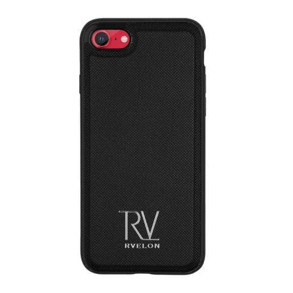 RV Flip Stand TPU Leather Case Black for Apple iPhone 7/8/SE 2020 High Quality