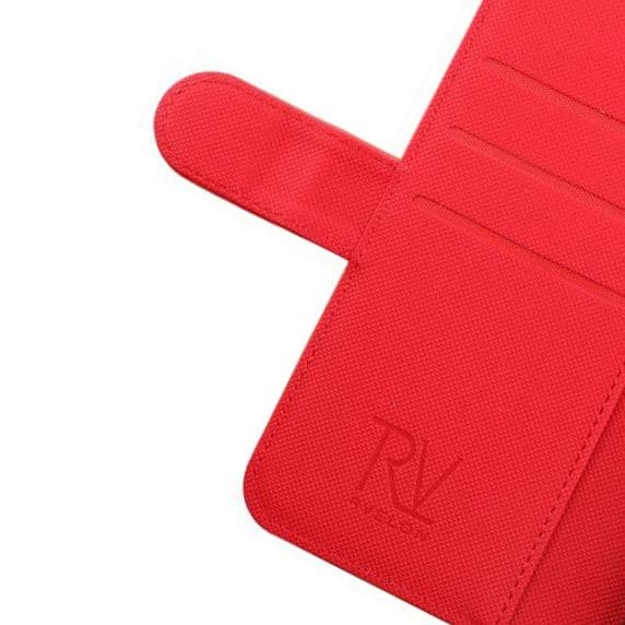 RV Magnetiskt Plånboksfodral - iPhone 7/8/SE 2020 - Röd
