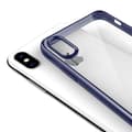 Miniatyrbild 3 av 8: iPhone X/XS Transparent Shockproof With TPU Edge Case Blue