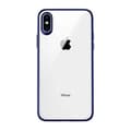 Miniatyrbild 1 av 8: iPhone X/XS Transparent Shockproof With TPU Edge Case Blue