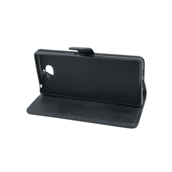 Flip Stand Leather Wallet Case For Sony Xperia 10 Black