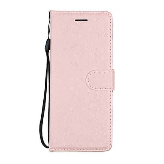 Flip Stand Leather Wallet Case For Sony Xperia 10 Pink