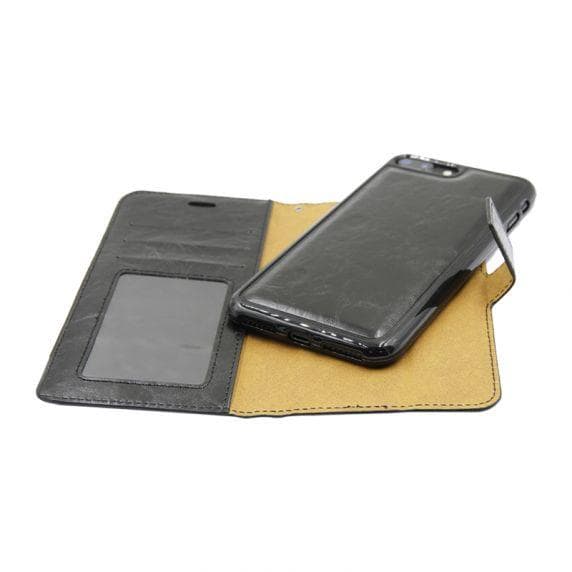 Detachable Leather Case For iPhone 7 Plus/8 Plus Black