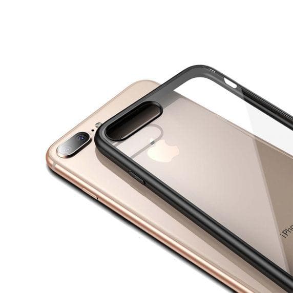 Stöttåligt Skal iPhone 7/8 Plus - Svart/Transparent