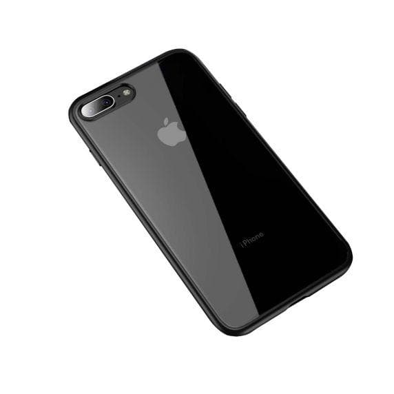Stöttåligt Skal iPhone 7/8 Plus - Svart/Transparent