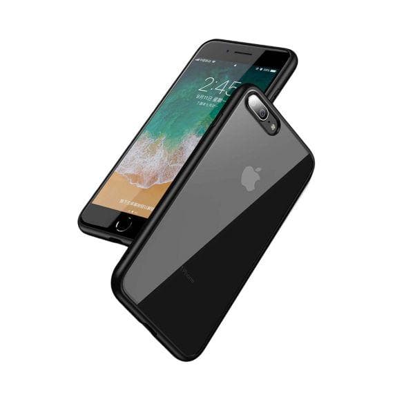 Stöttåligt Skal iPhone 7/8 Plus - Svart/Transparent