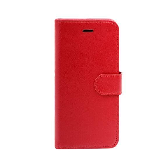 Flip Stand Leather Case For iPhone 7/8 Red