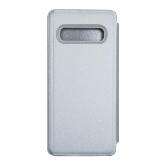 Folio Case For Samsung S10 Silver
