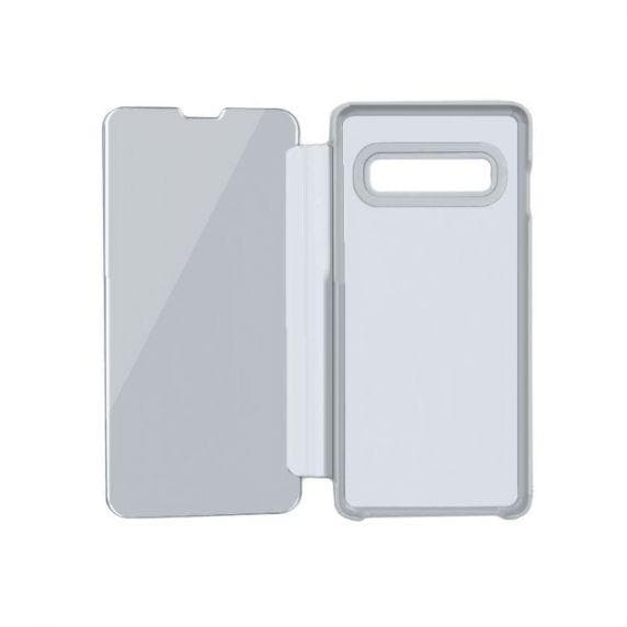 Folio Case For Samsung S10 Silver