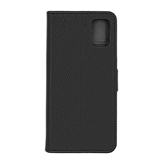 Flip Stand Leather Wallet Case For Samsung Galaxy A51 Black
