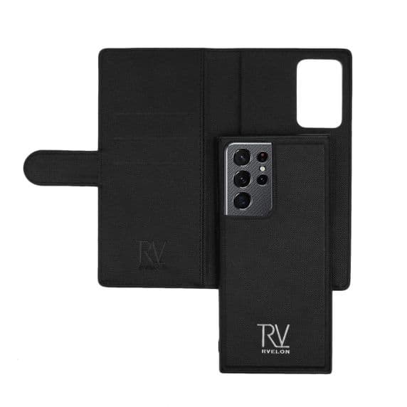 RV Magnetiskt Plånboksfodral - Samsung S21 Ultra - Svart
