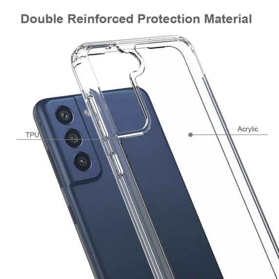Stöttåligt Skal Samsung Galaxy S21 FE - Transparent