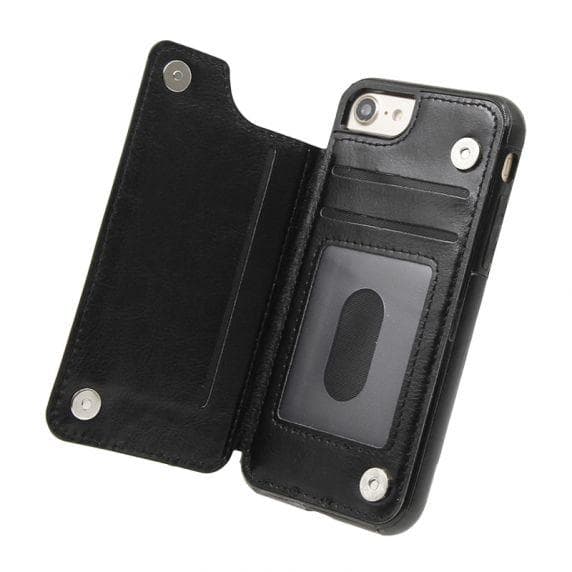 Fitted Leather Case For iPhone 7/8 Black