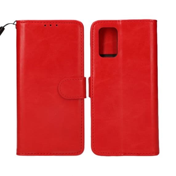 Flip Stand Leather Wallet Case For Samsung Galaxy S20 Plus Pink