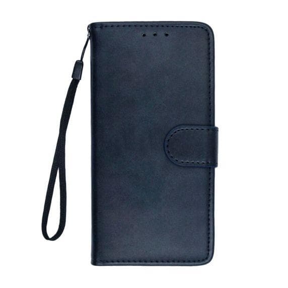 Flip Stand Leather Wallet Case For Samsung Galaxy S20 Blue