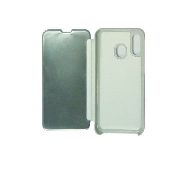 Folio Case For Samsung A40 Silver