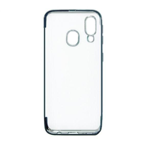 Plating Protective Case Black For Samsung A40