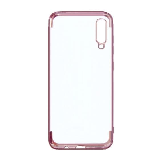 Stöttåligt Skal Pläterad Samsung A70 - Roséguld