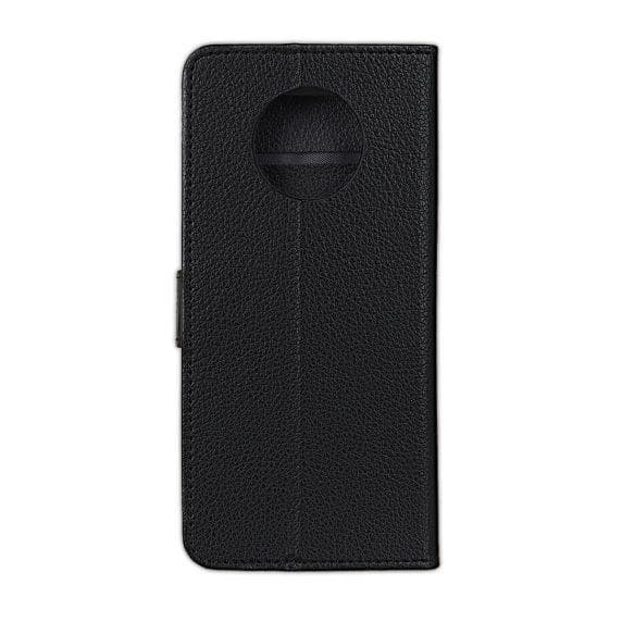 Flip Stand Leather Wallet Case For OnePlus 7T Black