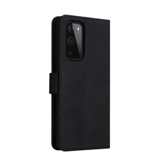 Flip Stand Leather Wallet Case For OnePlus 9 Pro Black