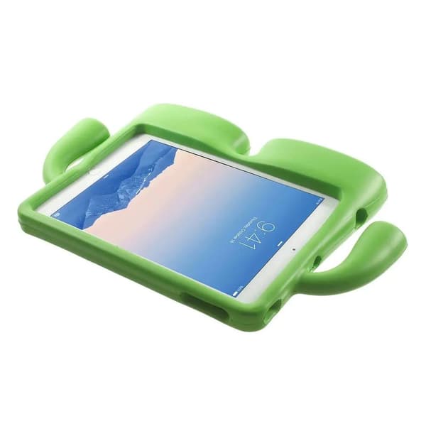 3D Cartoon skal för iPad 9.7 (2018) - 9.7 (2017) - Air 2 - Air - Grön