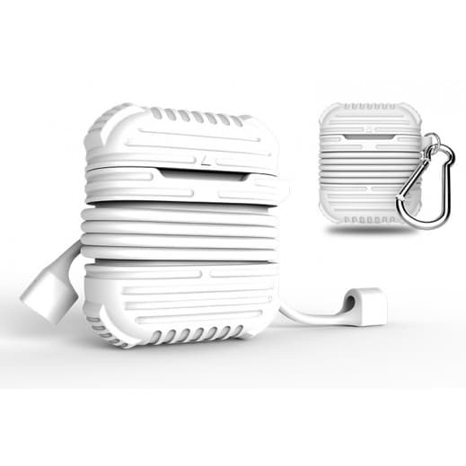 I-SMILE PROTECTIVE CASE FOR AIRPODS – WHITE