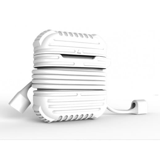 I-SMILE PROTECTIVE CASE FOR AIRPODS – WHITE