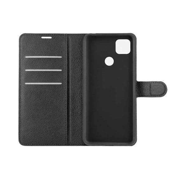 Flip Stand Leather Wallet Case For Xiaomi Redmi 9C Black
