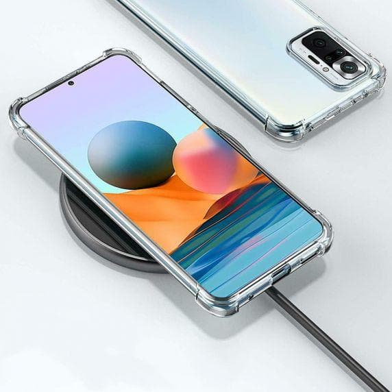 Stöttåligt Skal Xiaomi Redmi Note 10 Pro - Transparent