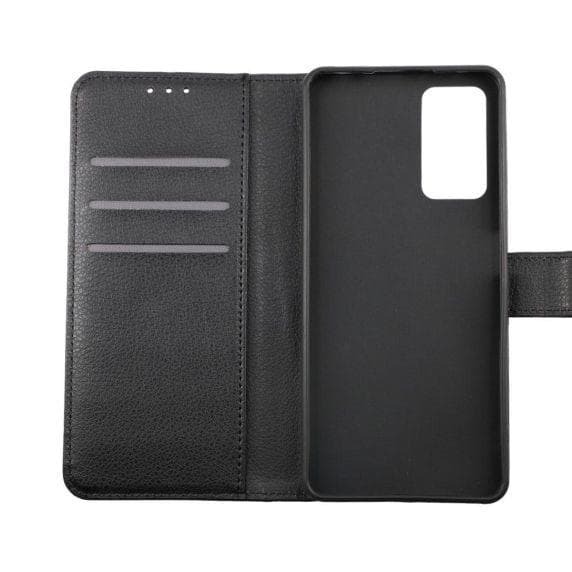 Flip Stand Leather Wallet Case For Redmi Note 11 Pro Black